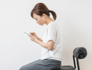 お口に影響する姿勢